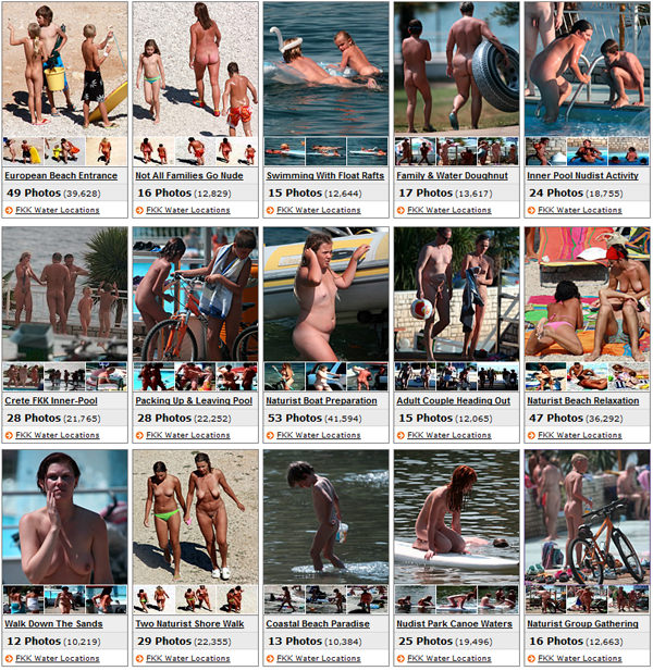 FKK water locations (set 2) - family nudism [Pure naturism]