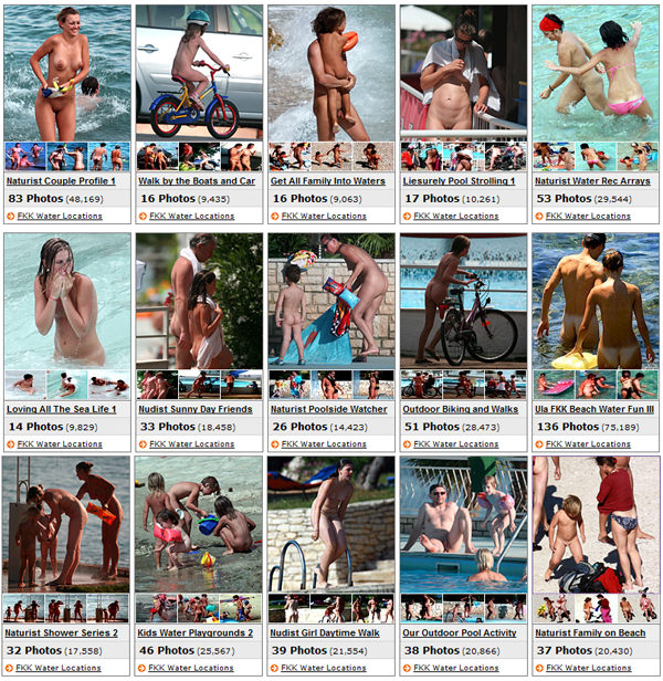 FKK water locations (set 6) - family nudism premium [Pure naturism]