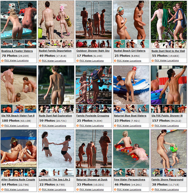 FKK water locations (set 10) - family nudism [Pure naturism]