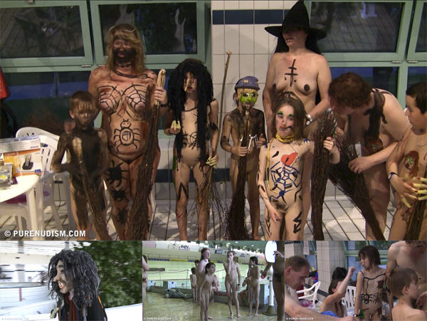 Carnival Halloween at nudists (Purenudism HD video) [Pure naturism]