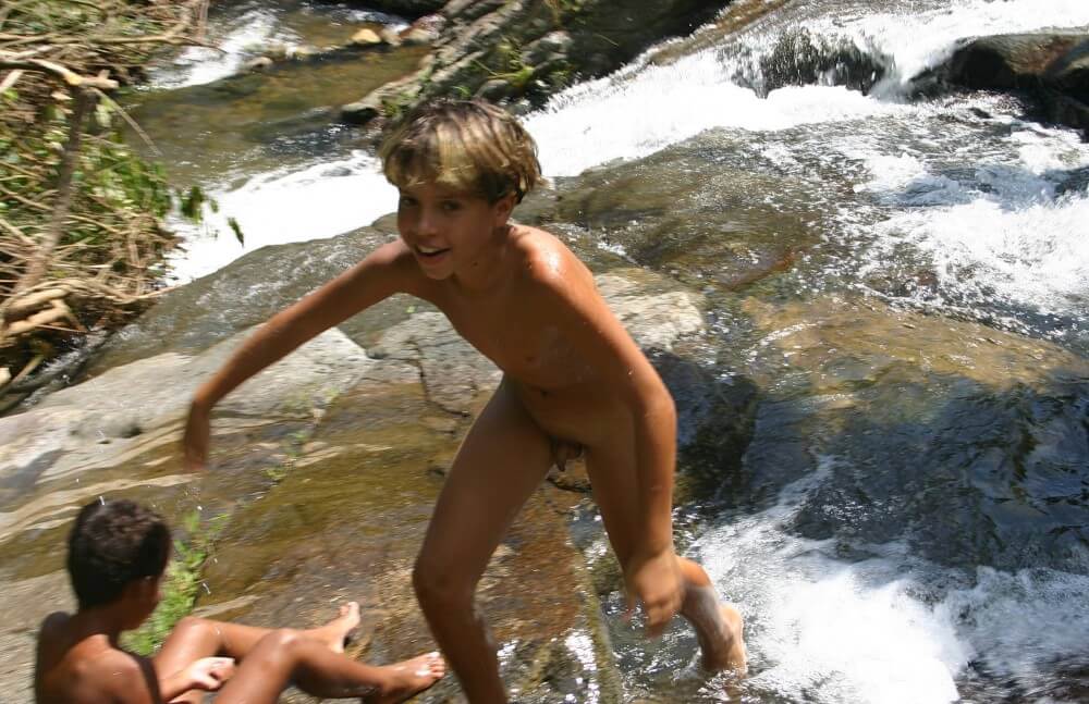 Brazilian Cliff Slide pics - Being naked helps one feel a sense of freedom