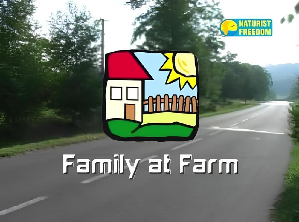 Naturist Freedom: Family at Farm - Human nature in its original form