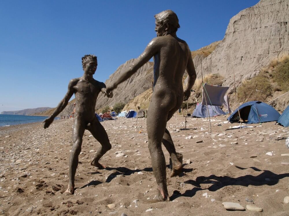 Jr Nudist Nude Beach Mud Soldiers photos - A life free of unnecessary worries is a hallmark of naturism