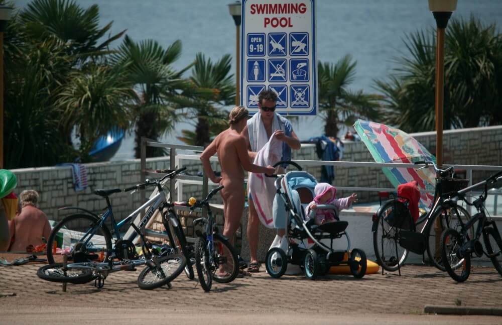Poolside Camp Gathering pics - Naturists view nudity as a philosophy of life