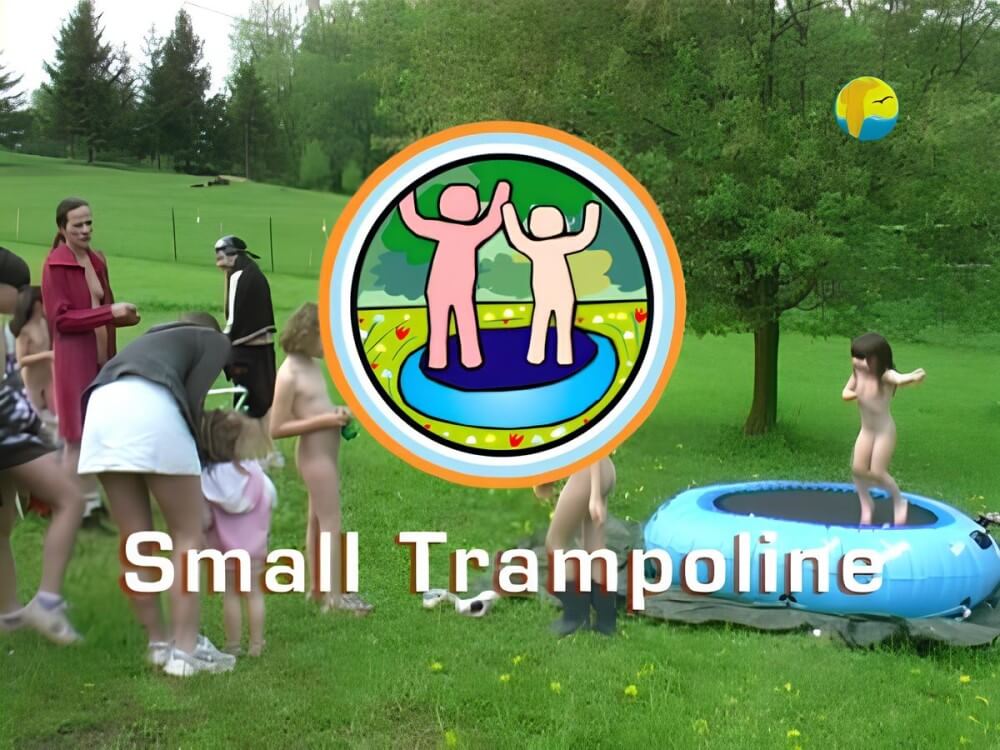 Naturist Freedom: Small Trampoline - Being oneself is the foundation of nudism
