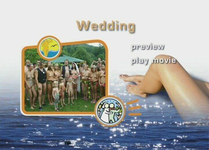 A wedding in a nudist collective - There are many politicians among nudists