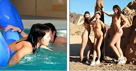 Documented Lifestyle # 1 - Naturists live easily and freely
