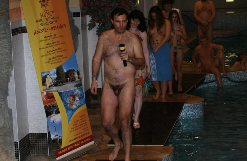 Miss 2008 EU Contest photos - The first step toward home nudism