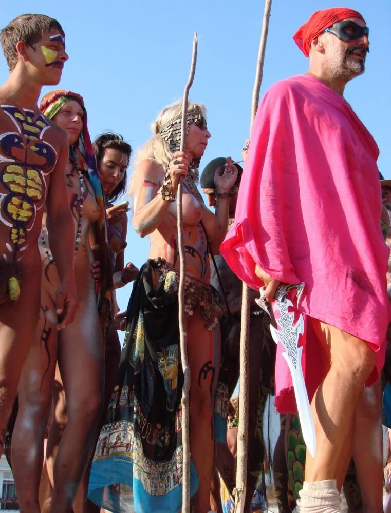 Neptune Day Mountain Top pics - Nudity is perceived as a natural expression of life