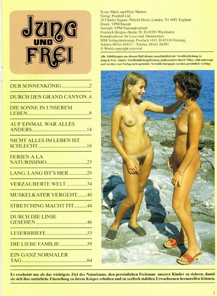 Jung und Frei Nr 76 - Supporters of naturism live in harmony with nature