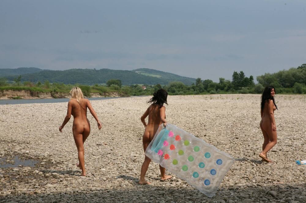 Naturist Park Floating On River photos - Naturist Club: Exclusive Content