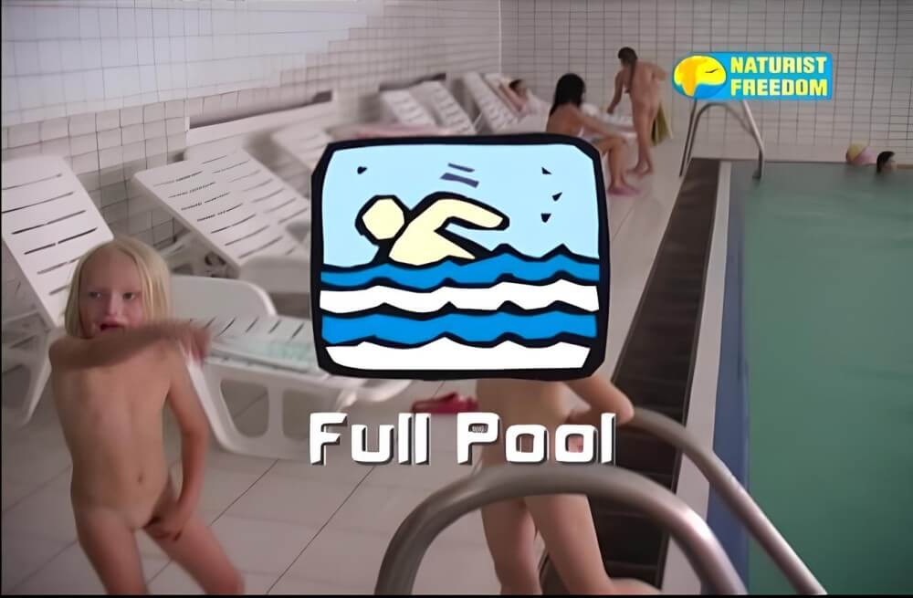 Naturist Freedom: Full Pool - Nature provides strength and energy