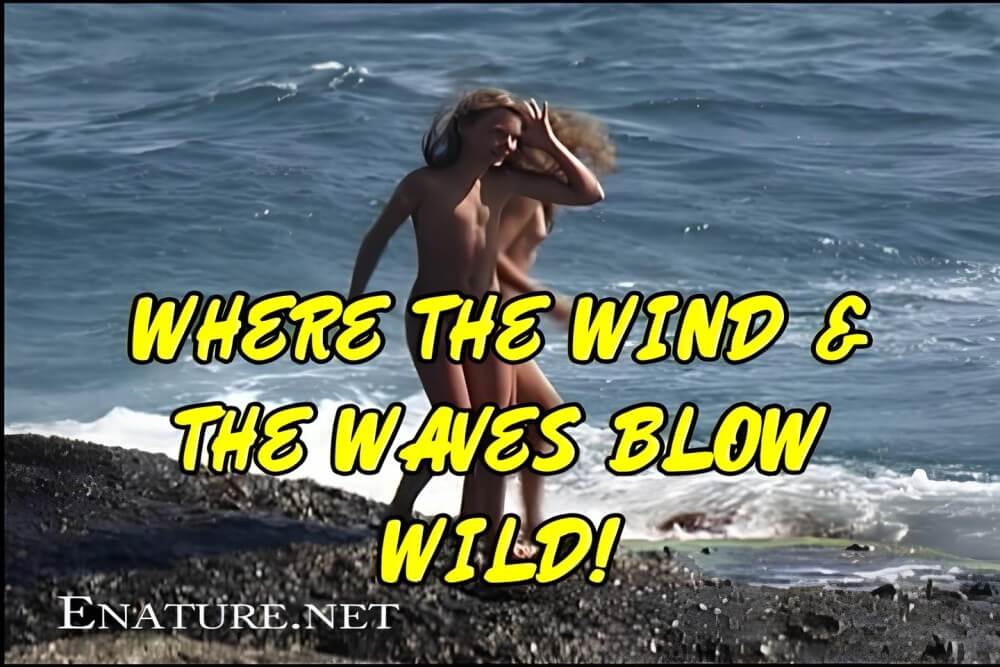 Enature - Where the Wind and the Waves Blow Wild! - Nudism and natural harmony