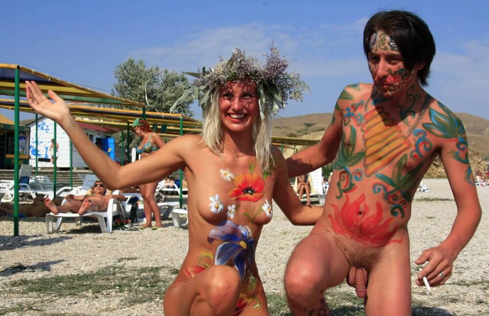 Sand Beach Goddess Two pics - Naturism teaches you to accept yourself and others