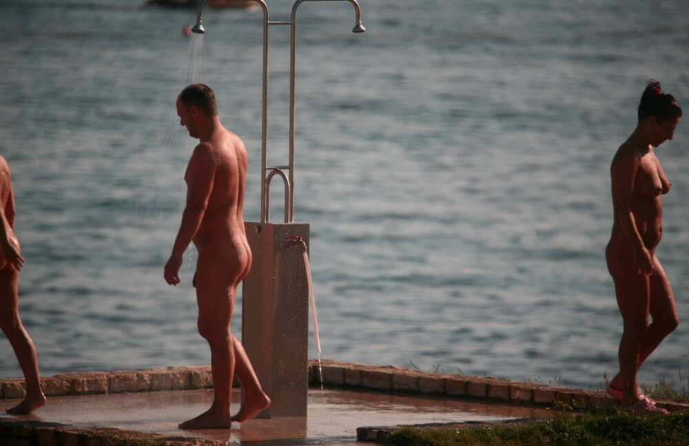 Naturist Shower at Dusk pics - Naturism and nudism as a path to inner freedom, harmony, and acceptance