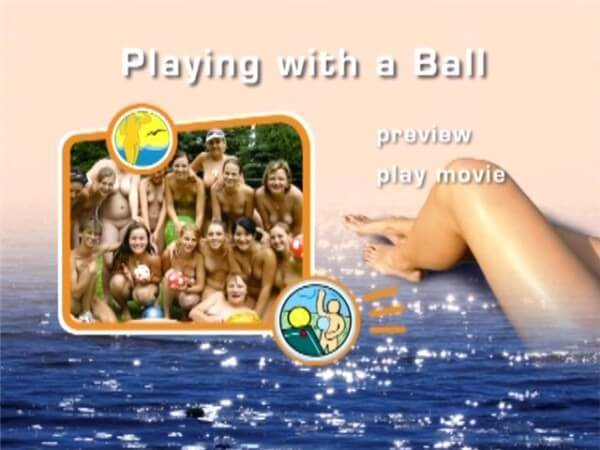 Naturist Freedom: Playing with a ball - Freedom is an integral part of naturism