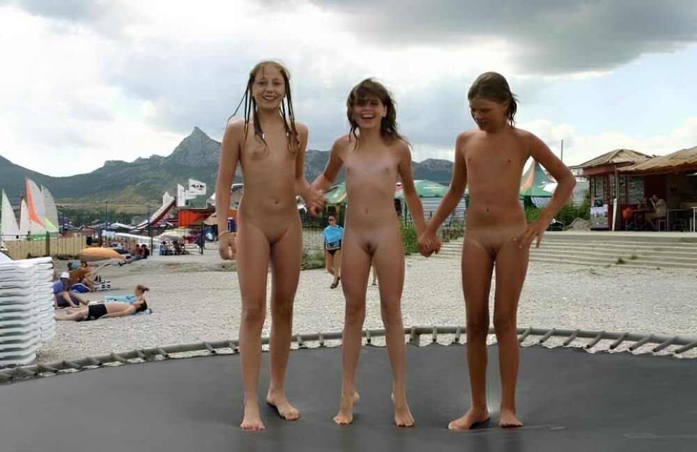 Trampoline pics - Naturism and nudism are a path to spiritual peace