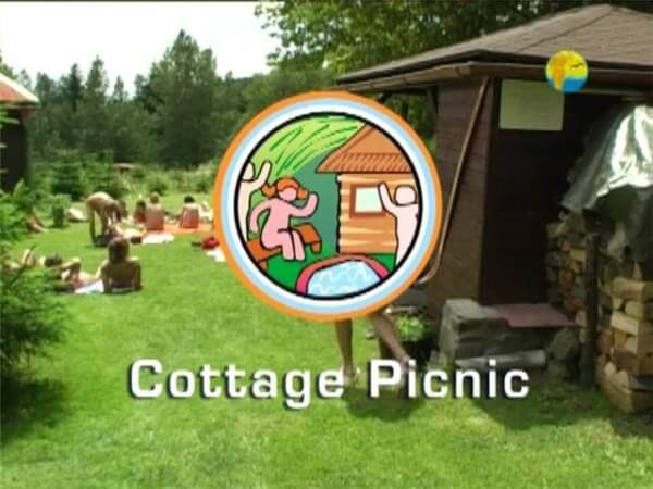 Naturist Freedom: Cottage Picnic DVD - Leaving the house while naked