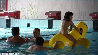 Floating On Our Rafts 1 - Naturists respect each other and those around them
