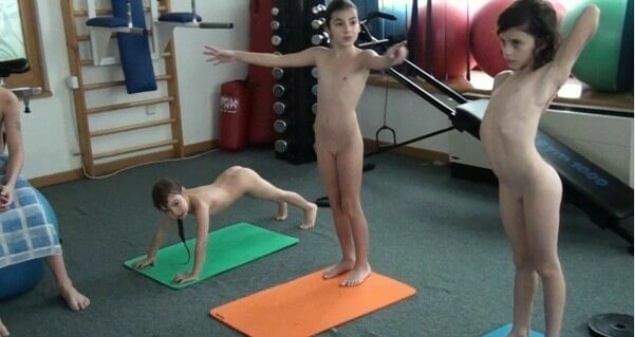 Piano, pool and tennis Full HD - Nudism helps overcome shyness and insecurities