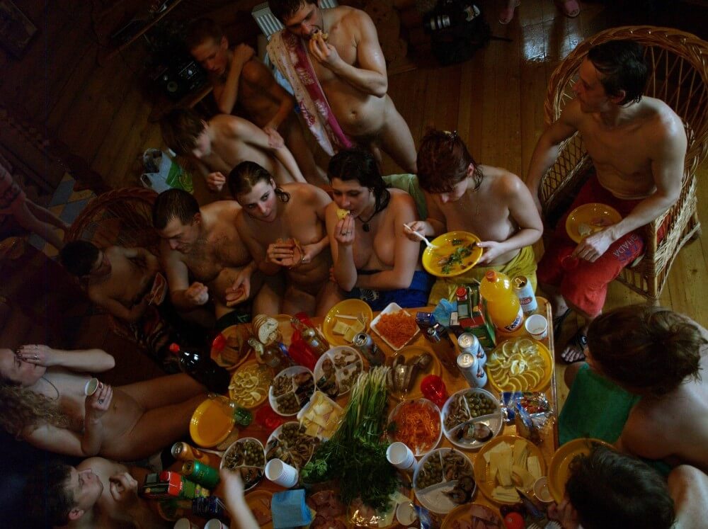 Family Valentines Dinning pics - Naturists love nature and the environment