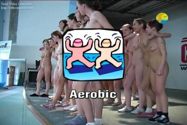 Naturist Freedom: Aerobic - Naturism teaches us to accept and respect ourselves and others without inhibition
