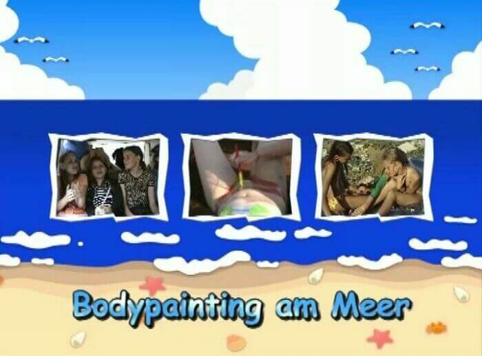 Naturistin: Bodypainting am Meer - Family nudism in its cultural context
