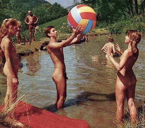 Vintage nudism photos - Naturists value tranquility and peace