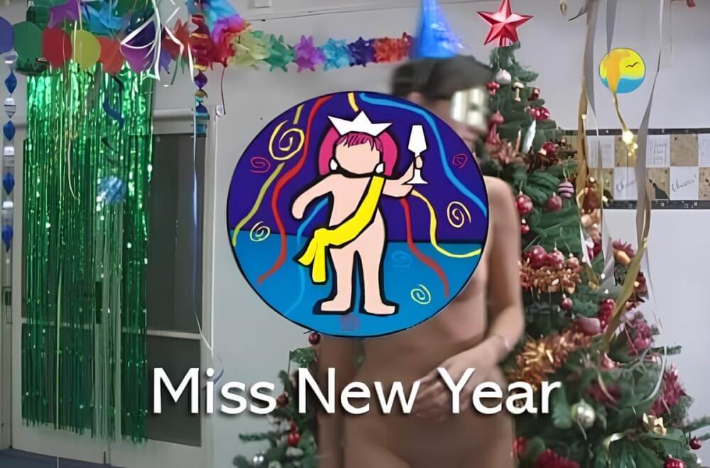Naturist Freedom: Miss New Year - These movements promote an open attitude toward nudity without sexual connotations