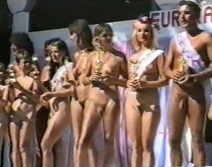 Miss Eureka 1988 video - The practice of nudism fosters trust and honesty
